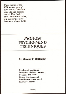 Proven Psycho-Mind Techniques By Marcus T. Bottomley